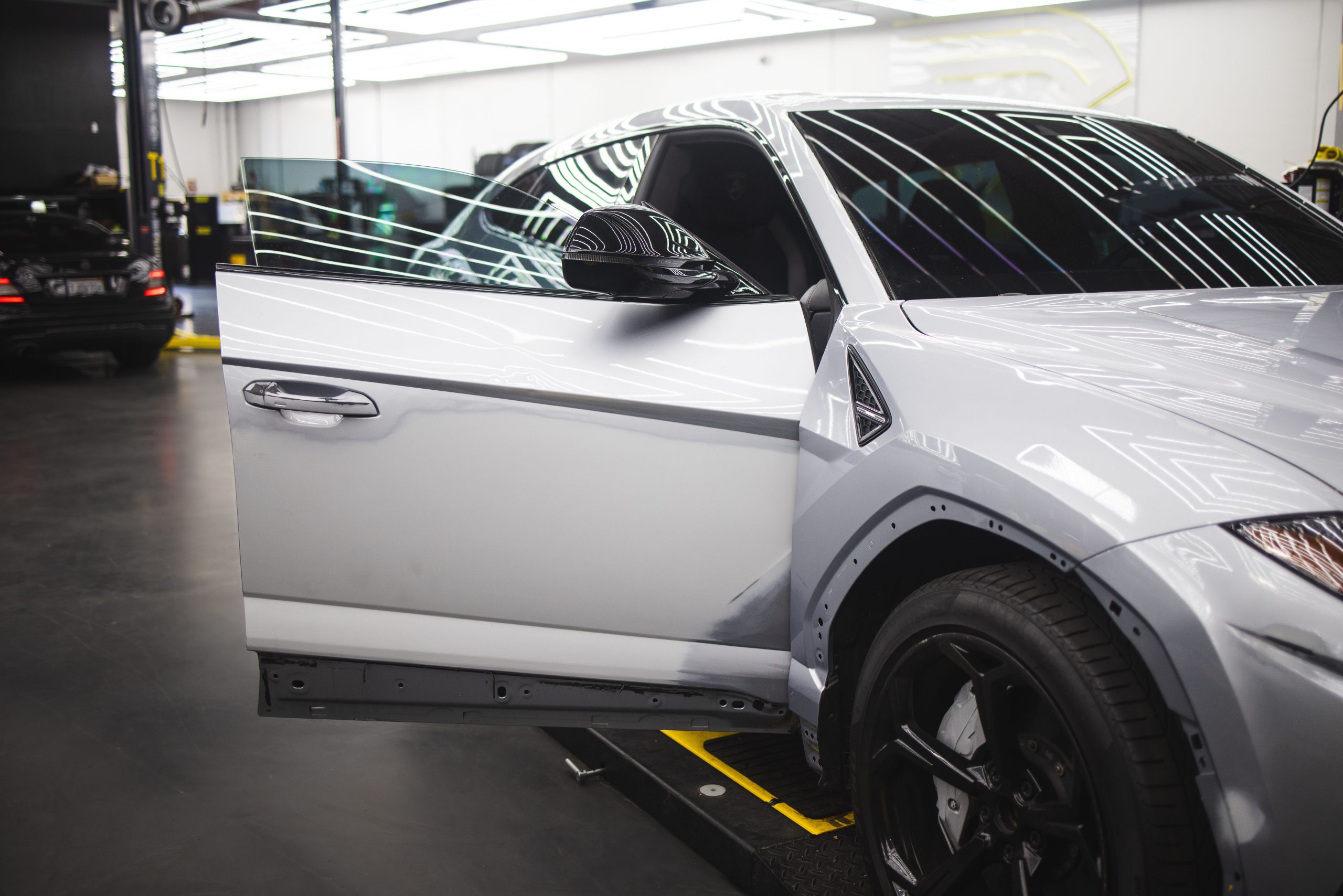 Completed vehicle body repair